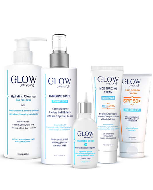 5 steps Glowmark Daily Routine for Dry skin