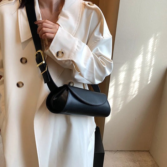 Adjustable Wide Strap Shoulder Bag for Women Underarm Small Retro Bag Antumn Winter Handbag Shopper Purse Fashion Crossbody Bag